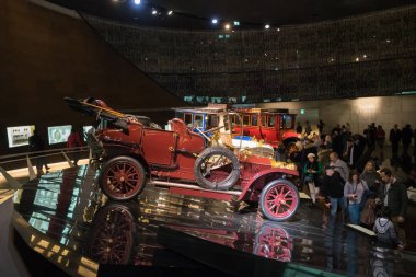 Stuttgart, Almanya - 30 Aralık 2018: İç Müzesi 