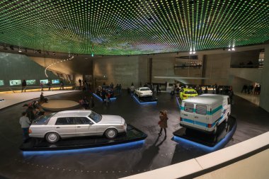 Stuttgart, Almanya - 30 Aralık 2018: İç Müzesi 