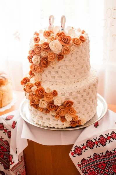 Wedding Cake Table — Stock Photo, Image