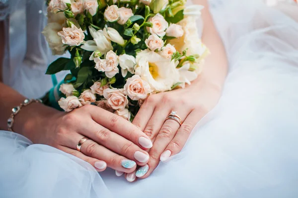 Bröllop Bukett Med Rosor — Stockfoto