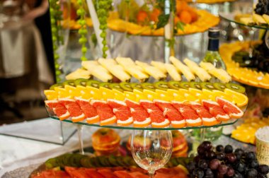 Dilimleme Meyve tabağına mix