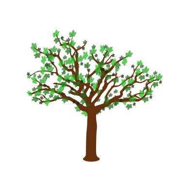 renkli bahar ağacı