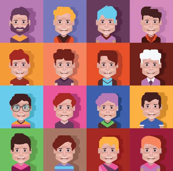 Yüksek kaliteli avatarlar seti 01