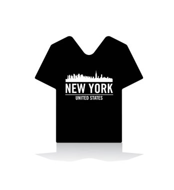 New York city, Nyc logosu, etiket amblemi 02
