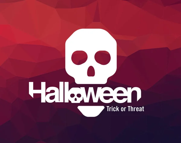Logo Halloween pour cartes de vœux, invitations, affiches . — Image vectorielle