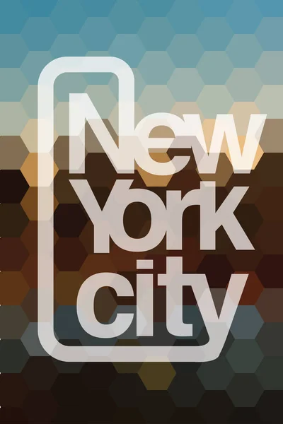 ニューヨーク市のロゴ — ストックベクタ
