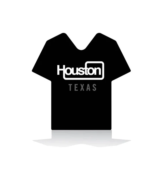 Houston etiket amblemi t shirt tasarımı