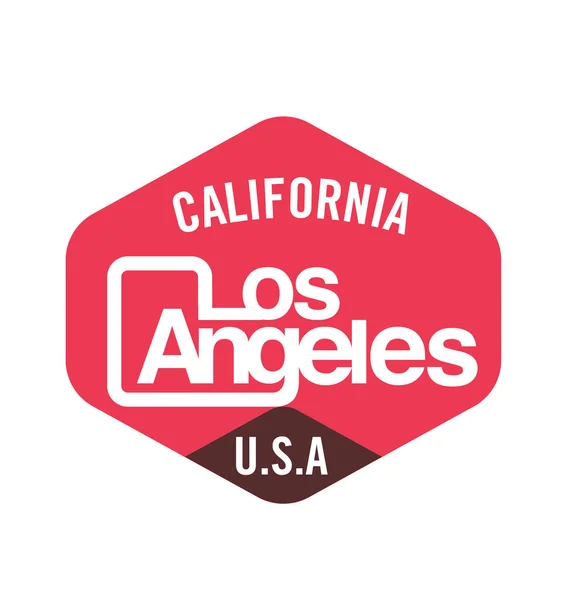 Los Angeles, logo, emblème autocollant — Image vectorielle