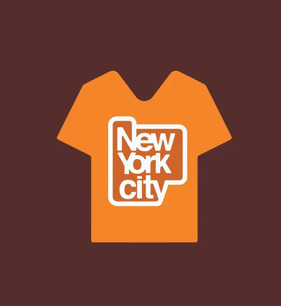 New York ville, logo, autocollant emblème T-shirt design — Image vectorielle