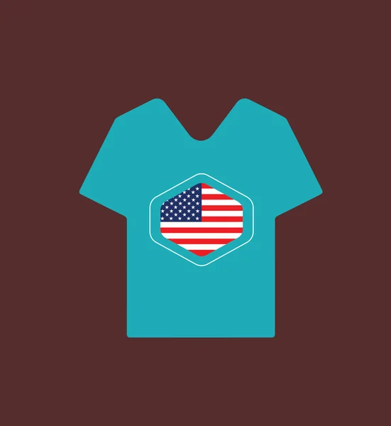 American Flag T Shirt tasarımı