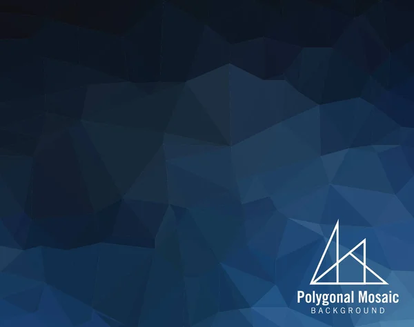 Mavi Siyah poligonal mozaik arka plan