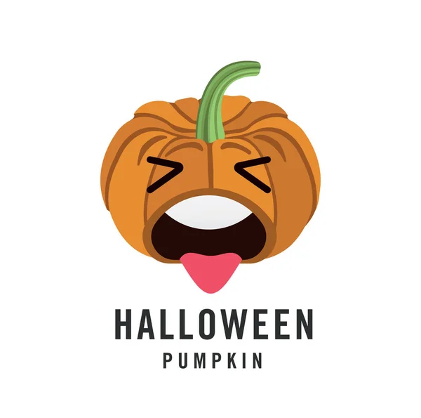 Cadılar Bayramı balkabağı beyazda izole