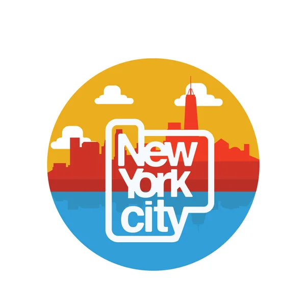 ニューヨーク市のロゴ — ストックベクタ