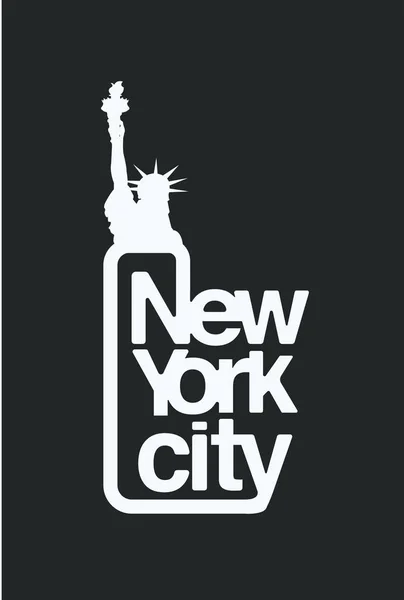 Özgürlük Heykeli ile New York City logo tasarımı