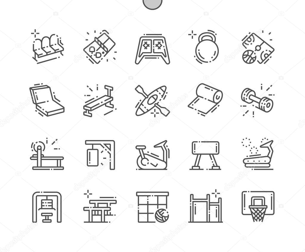 Coach stuff Well-crafted Pixel Perfect Vector Thin Line Icons 30 2x Grid for Web Graphics and Apps 