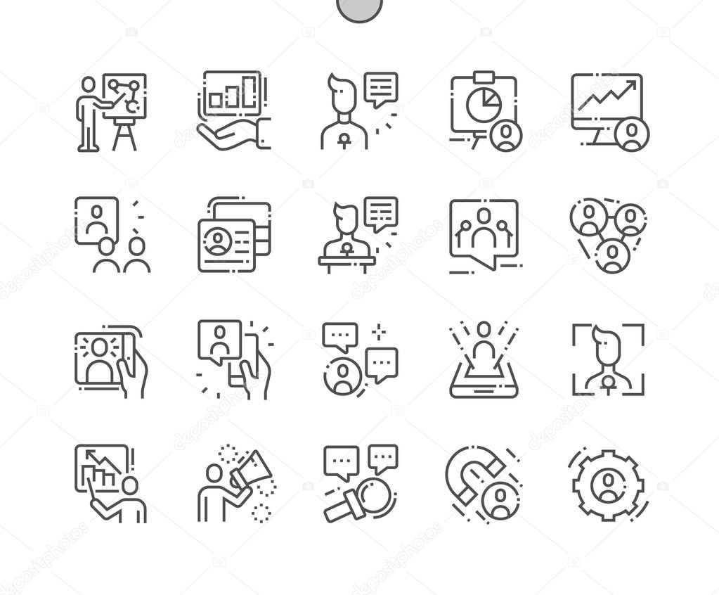 Engaging Presentations Well-crafted Pixel Perfect Vector Thin Line Icons 30 2x Grid for Web Graphics and Apps. Simple Minimal Pictogram