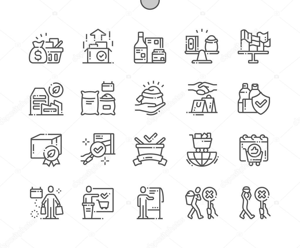 World Fair Trade Day Well-crafted Pixel Perfect Vector Thin Line Icons 30 2x Grid for Web Graphics and Apps. Simple Minimal Pictogram