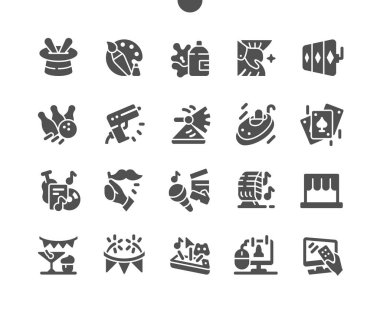 Entertainment Well-crafted Pixel Perfect Vector Solid Icons 30 2x Grid for Web Graphics and Apps. Simple Minimal Pictogram