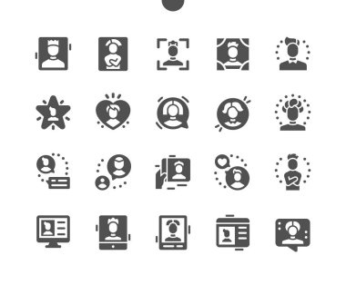 İnsan avatarı Pikseli Mükemmel Vektör Katı Simgeler 32x Web Grafikleri ve Uygulamaları için Izgara Basit Asgari Resim Grafiği