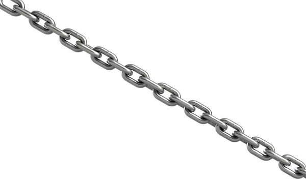 3D illustration of Chain isolated on white background — Stock Photo, Image