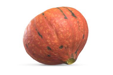 Beyaz arka plan üzerinde izole kabak 3D çizimi