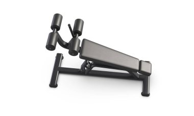 bir çok fonksiyonlu tezgah üzerinde beyaz adam izole 3D render