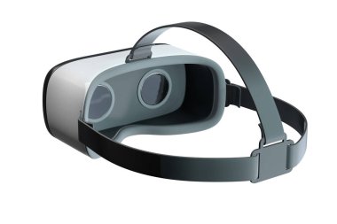 Sanal Gerçeklik googles 3d render beyaz izole