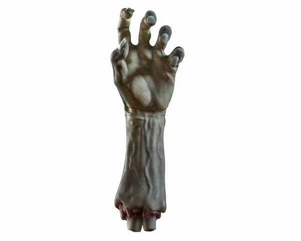 3D renderizado de la mano zombi cortado, tema de Halloween . — Foto de Stock