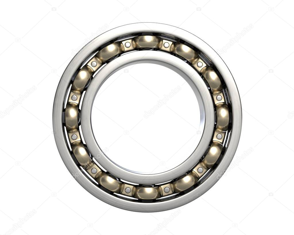 3D render of bearing isolated on white