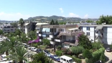 Tesisi alanı. Tatil beldesi Panoraması. Otel