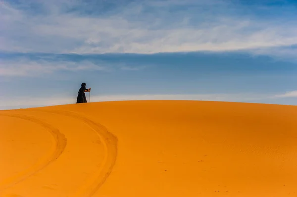 베르베르 Merzouga 모로코에 언덕에 — 스톡 사진