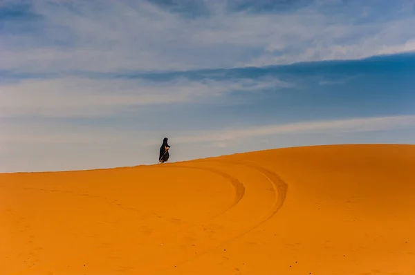 베르베르 Merzouga 모로코에 언덕에 — 스톡 사진