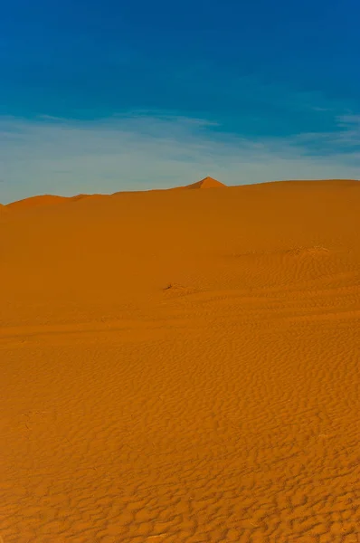モロッコのメルズーガ近く Erg Chebbi の砂丘 — ストック写真
