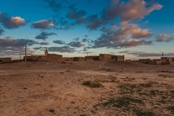 Aldeia Merzouga Leste Marrocos — Fotografia de Stock