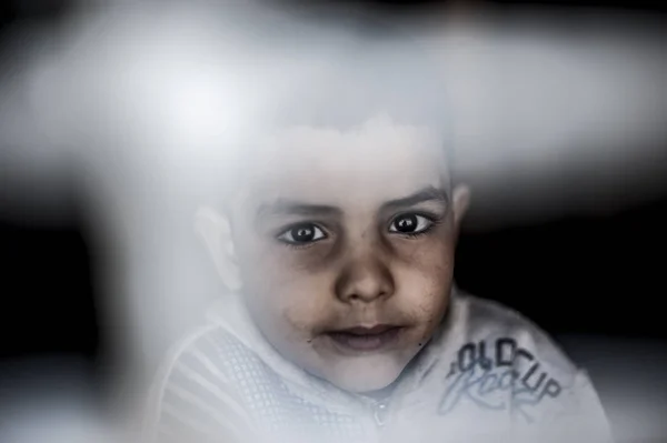 摩洛哥村庄的男孩肖像 — 图库照片