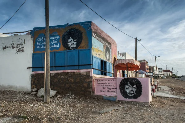 Jimi Hendrix café Diabat Essaouira, Morocco