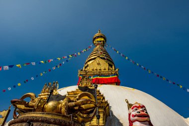 swayambunath stupa, Katmandu, nepal