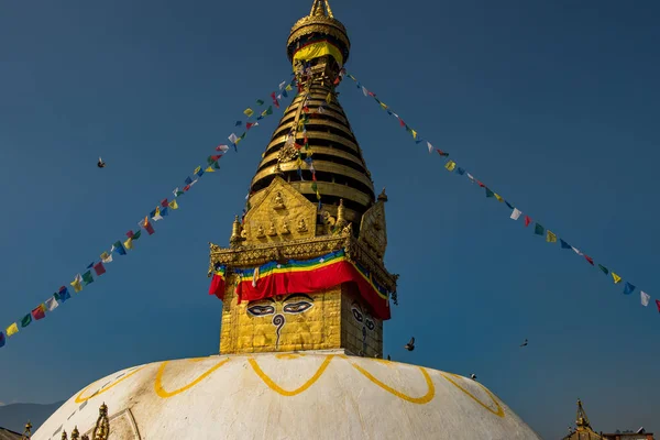 Swayambunath Stupa Kathmandu Nepal — Stock Photo, Image