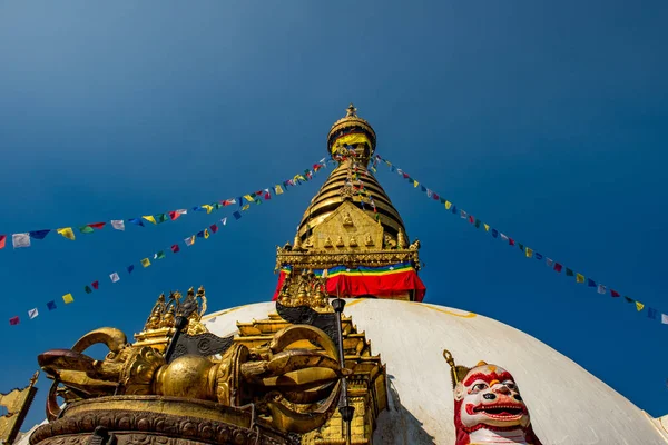 Swayambunath 仏舎利塔 カトマンズ ネパール — ストック写真