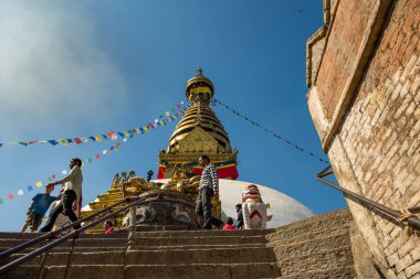 swayambunath stupa, Katmandu, nepal