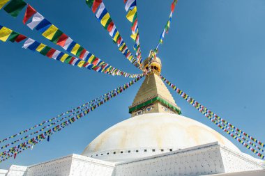 Boudhanath stupa in Kathmandu Nepal