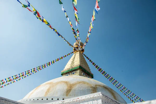 Boudhanath Stupa Katmandu Nepal — Zdjęcie stockowe