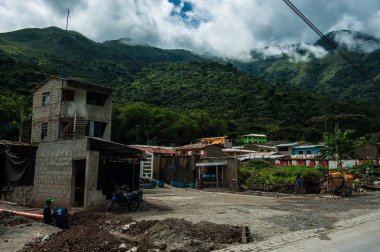 Küçük köy Santa maria Peru.