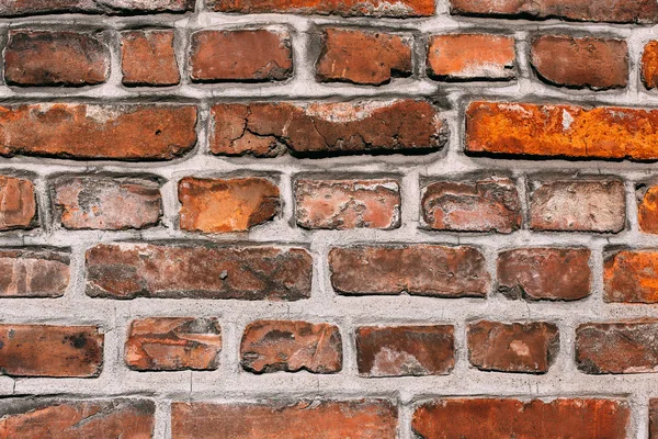 Kırmızı tuğla duvar dokusu