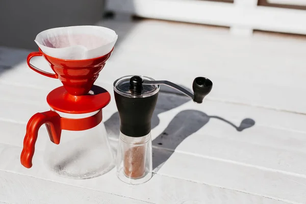 kahve damla ahşap masa seti