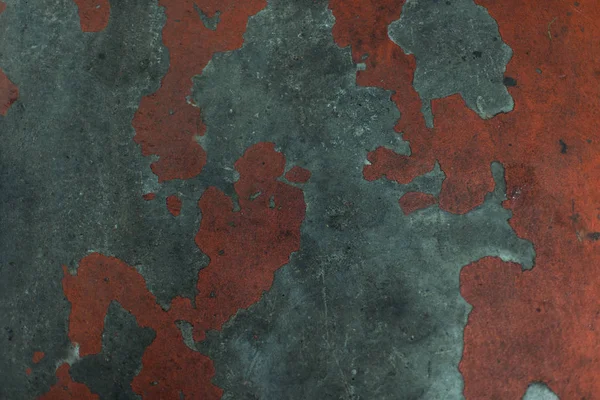 Una Grungy Vecchia Struttura Cemento Verniciato Colore Grigio Rosso — Foto Stock