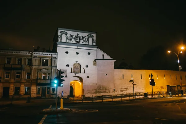 Vilnius Lituania Porta Dell Alba Ausros Lituano Medinininku Vartai Ostra — Foto Stock