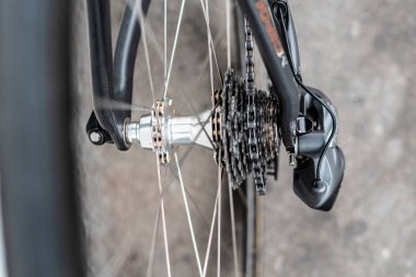 Çok hızlı kaset ve zincir ile yol bisiklet arka tekerlek Hub 