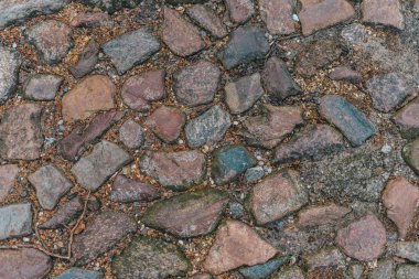 Antik renkli kaldırım taşı