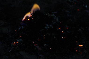 Tet tatillerinde gece ibadet için tartarus para yakma